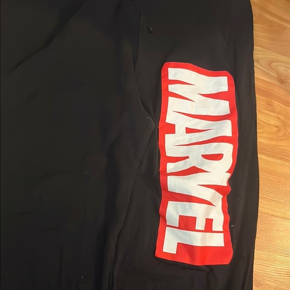 Marvel Black Logo PJ Pants with Red Logo - Picture 2 of 3